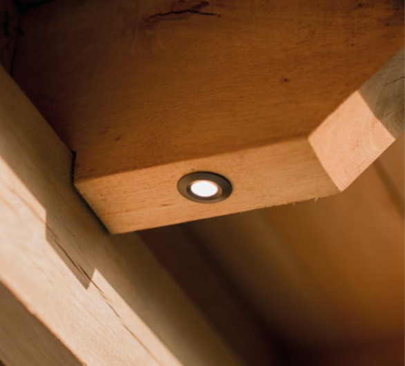 Verlichting overkapping zwart